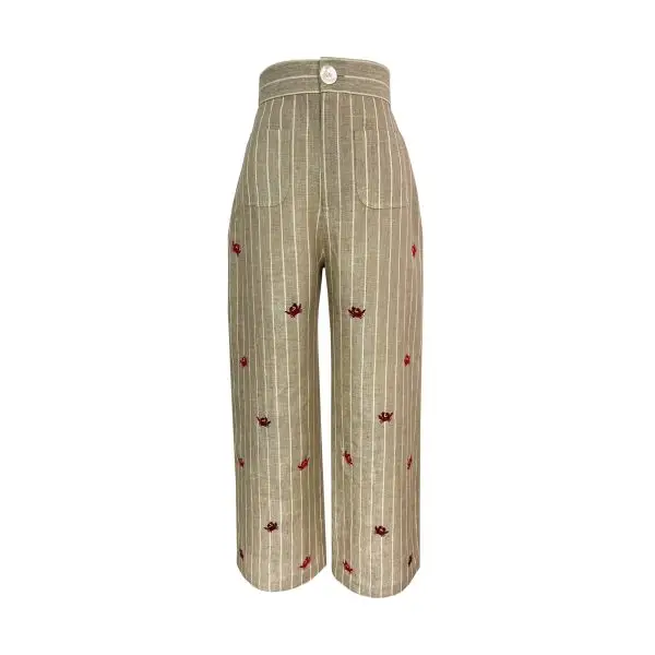 Crab Linen Trousers
