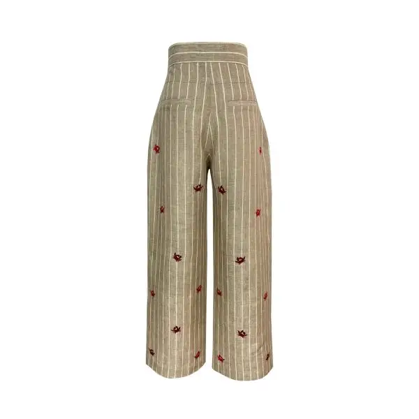Crab Linen Trousers - Image 6