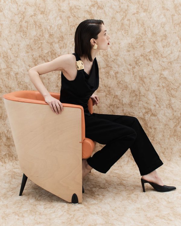 Mid-rise Tailored Pants - Black - Image 2