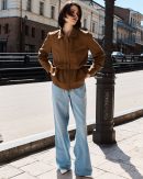BARN JACKET WITH DRAWSTRING - CAMEL