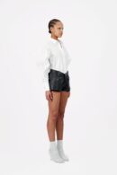 MUTTON SLEEVES SIGNATURE POPLIN SHIRT