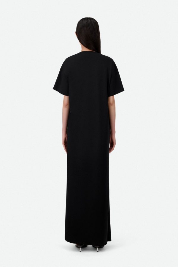 RUFLLE CUTOUT MAXI T-SHIRT DRESS - Image 4
