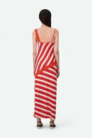 ASYMMETRICAL JERSEY SLIP DRESS