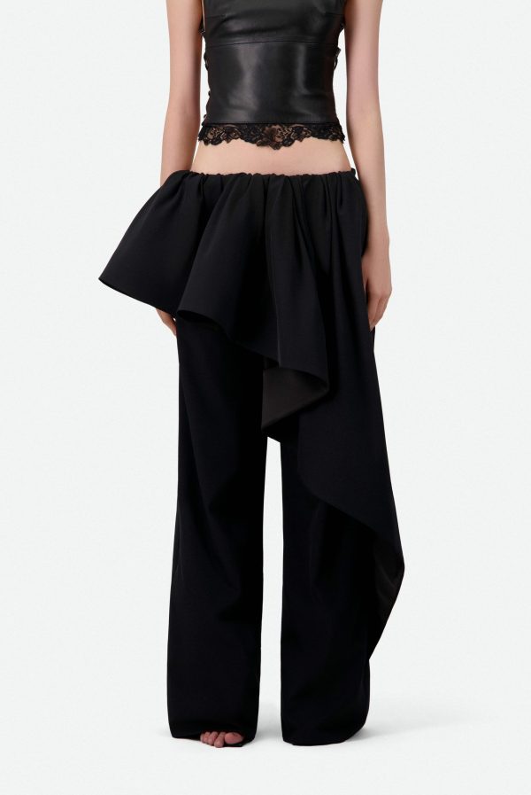 DRAPED HIGH WAISTED TROUSERS - Image 4
