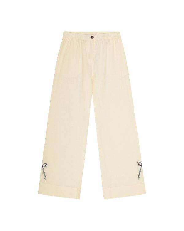 POLLY EMBROIDERY PANTS RELAXED - Image 2