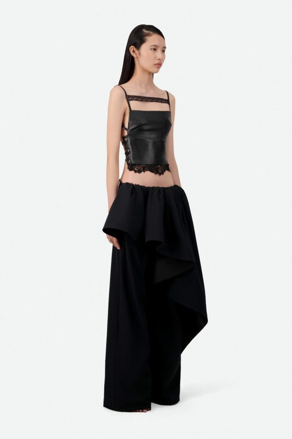 DRAPED HIGH WAISTED TROUSERS - Image 3