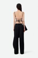 DRAPED HIGH WAISTED TROUSERS