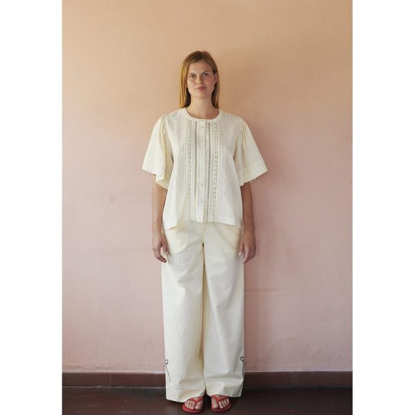 POLLY EMBROIDERY PANTS RELAXED