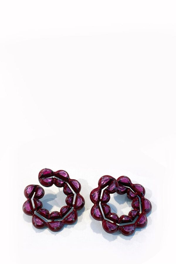 Caterpillar Bypass Hoops - Enameled - Image 2