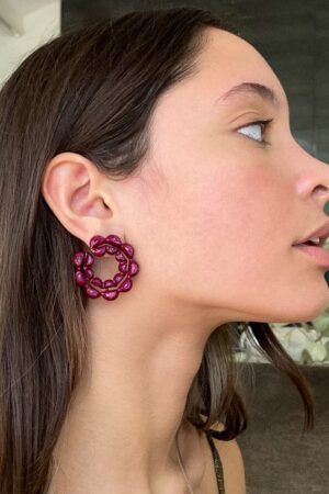 Caterpillar Bypass Hoops - Enameled