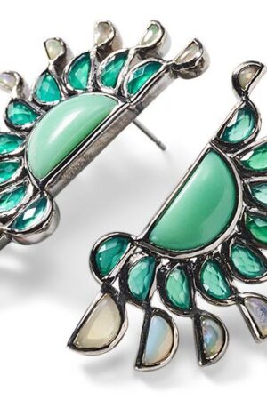 Mezzaluna Stud Earrings