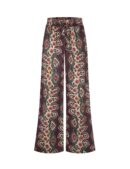 Catrin Cotton Pants - Geometric stripe