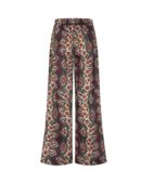 Catrin Cotton Pants - Geometric stripe