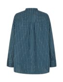 Cate Cotton Shirt- Blue Stripe