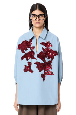 Stem Polo Batwing Shirt