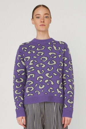 Animal Jacquard Sweater