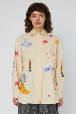 Bead Embellished Shirt