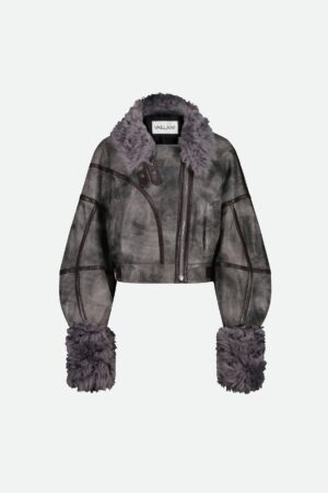 Signature Aviator Jacket in Distressed Leather