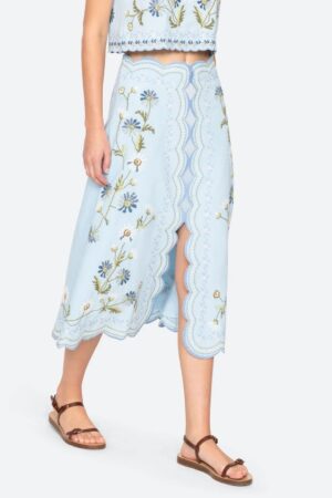 Audra Embroidery Skirt