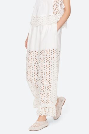 Leila Eyelet Pants