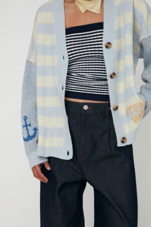 Wool Embroidered Cardigan