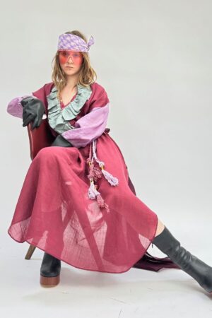 Frill Dress (Cherry)