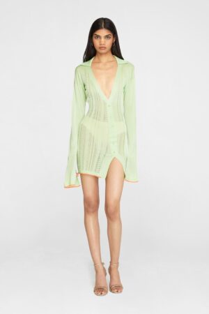 Lulo Guyabera
Long Sleeve
Mini Dress