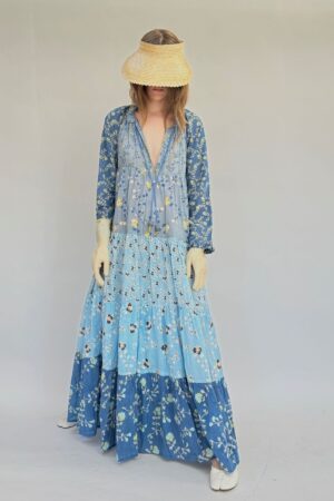 Maxi HippyDress (Viola Gris Base)