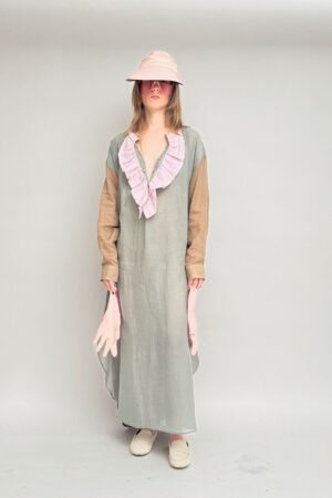 Frill Dress (Light Military)