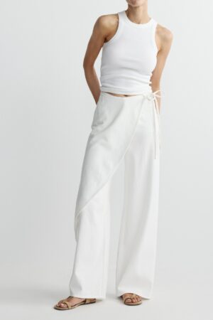 Zoie Wide Leg Wrap Pant