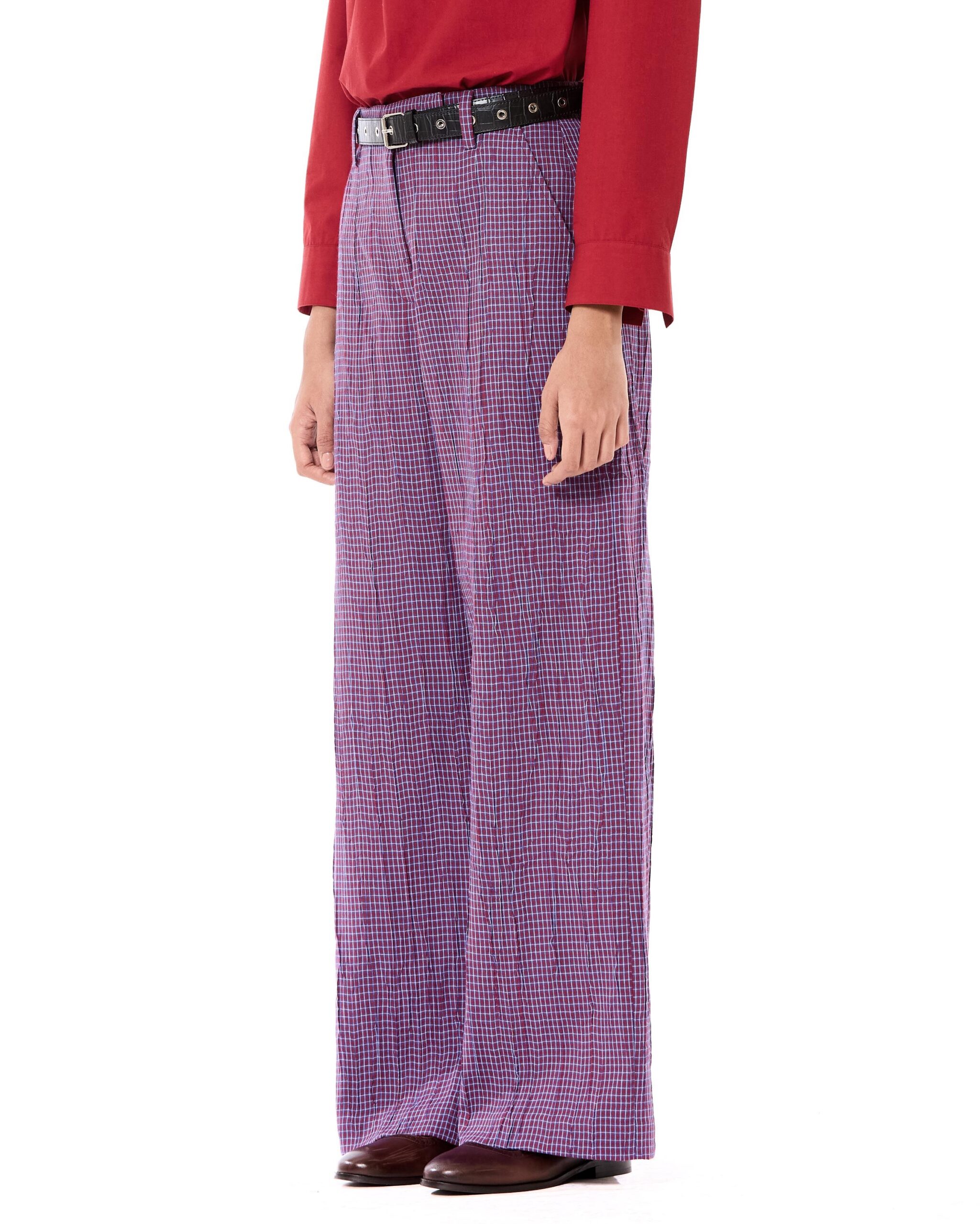 Wide-Leg Bonded Pants - Image 2