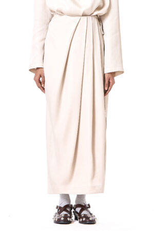 Satin Wrap Skirt