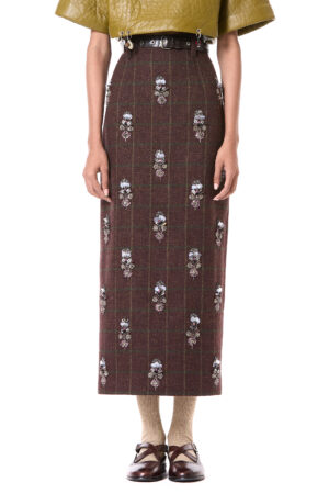Handcrafted Handloom Midi Skirt