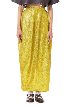 Handicrafted Midi Tulip Skirt