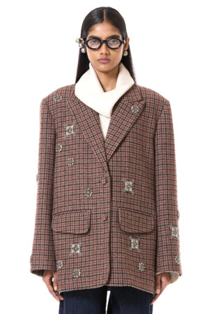 Handcrafted Belted Blazer