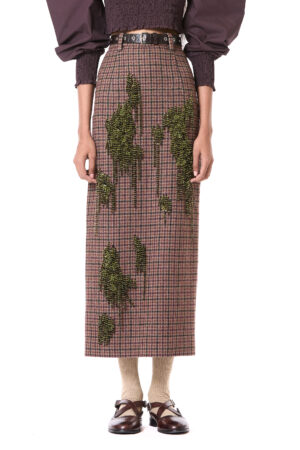 Handcrafted Handloom Midi Skirt