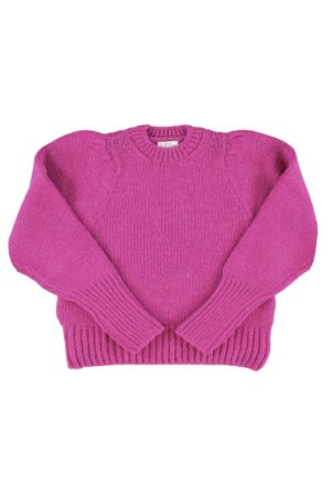 KNITTED SOFT SWEATER FUSCHIA