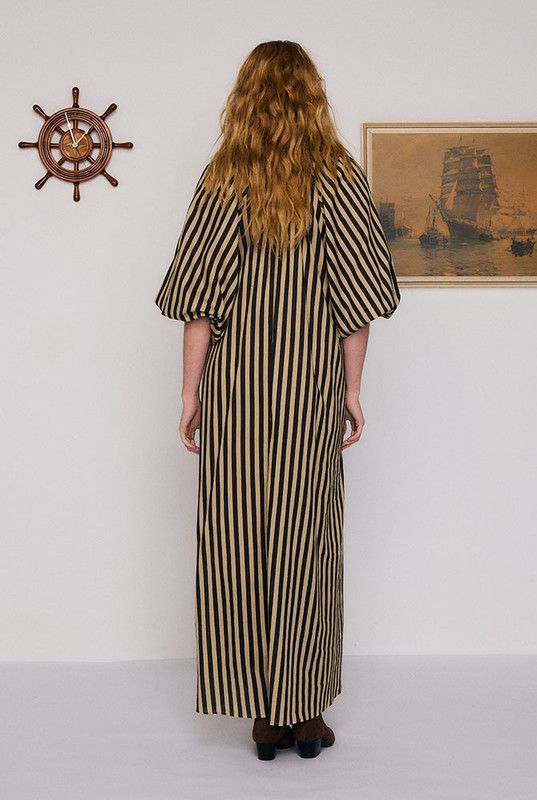 Belle Smock Dress - Stripe - Image 4