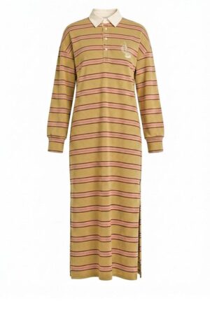Stripe Sports Midi Dress - Stripe