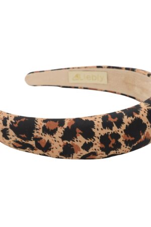 CAPRI WIDE HEADBAND  Brown Leo