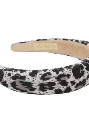 CAPRI WIDE HEADBAND Grey Leo