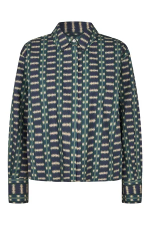 Frances Cotton Shirt - Blue
