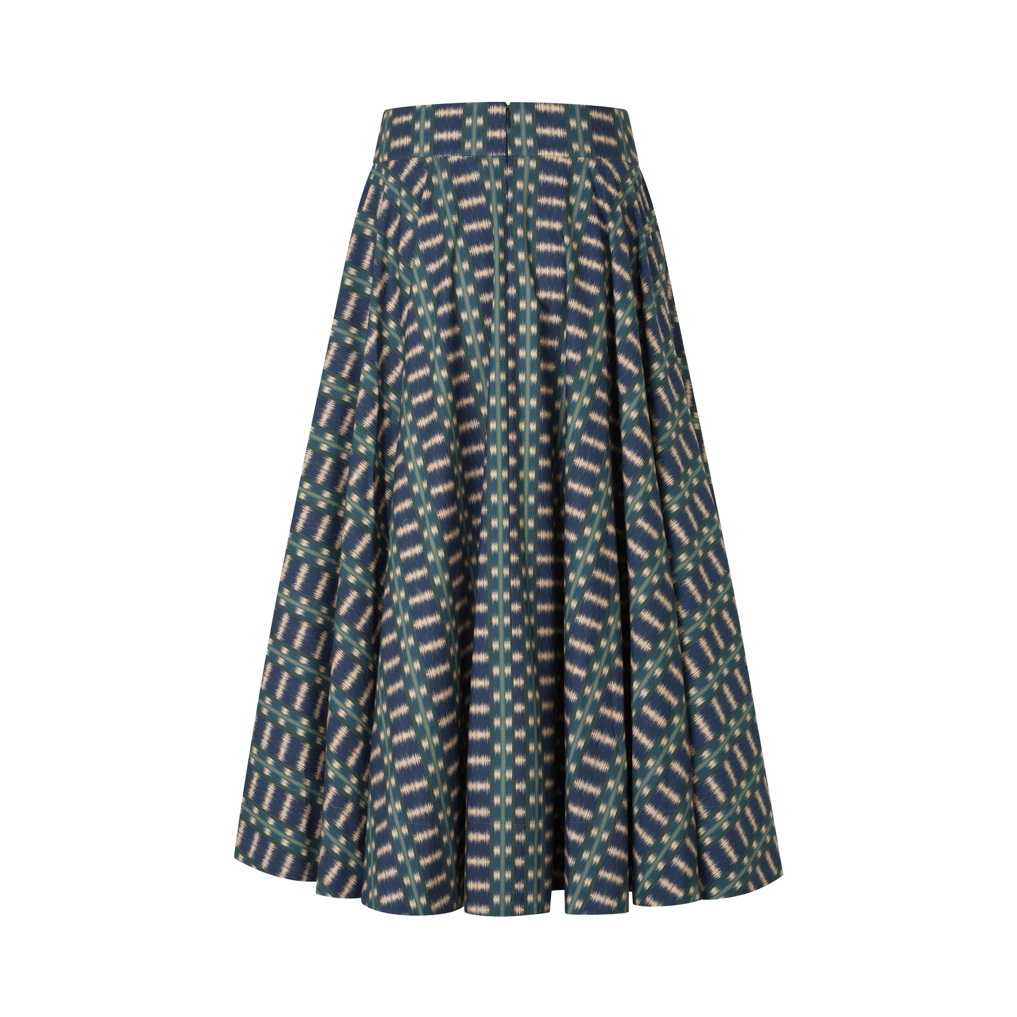 Farah Cotton Skirt - Blue - Image 3