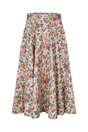 Farah Cotton Skirt - Rose
