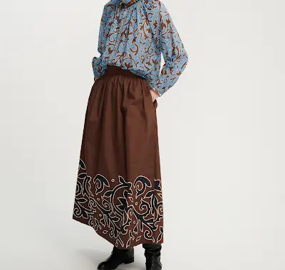Alice Top - Autumn Vine Blue - Image 5
