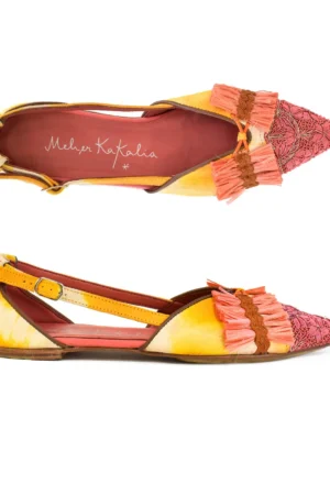 GRETA SLING-BACK TD Safrron-Syrup