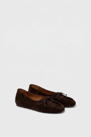 Girella 	Reversed Leather DARK BROWN