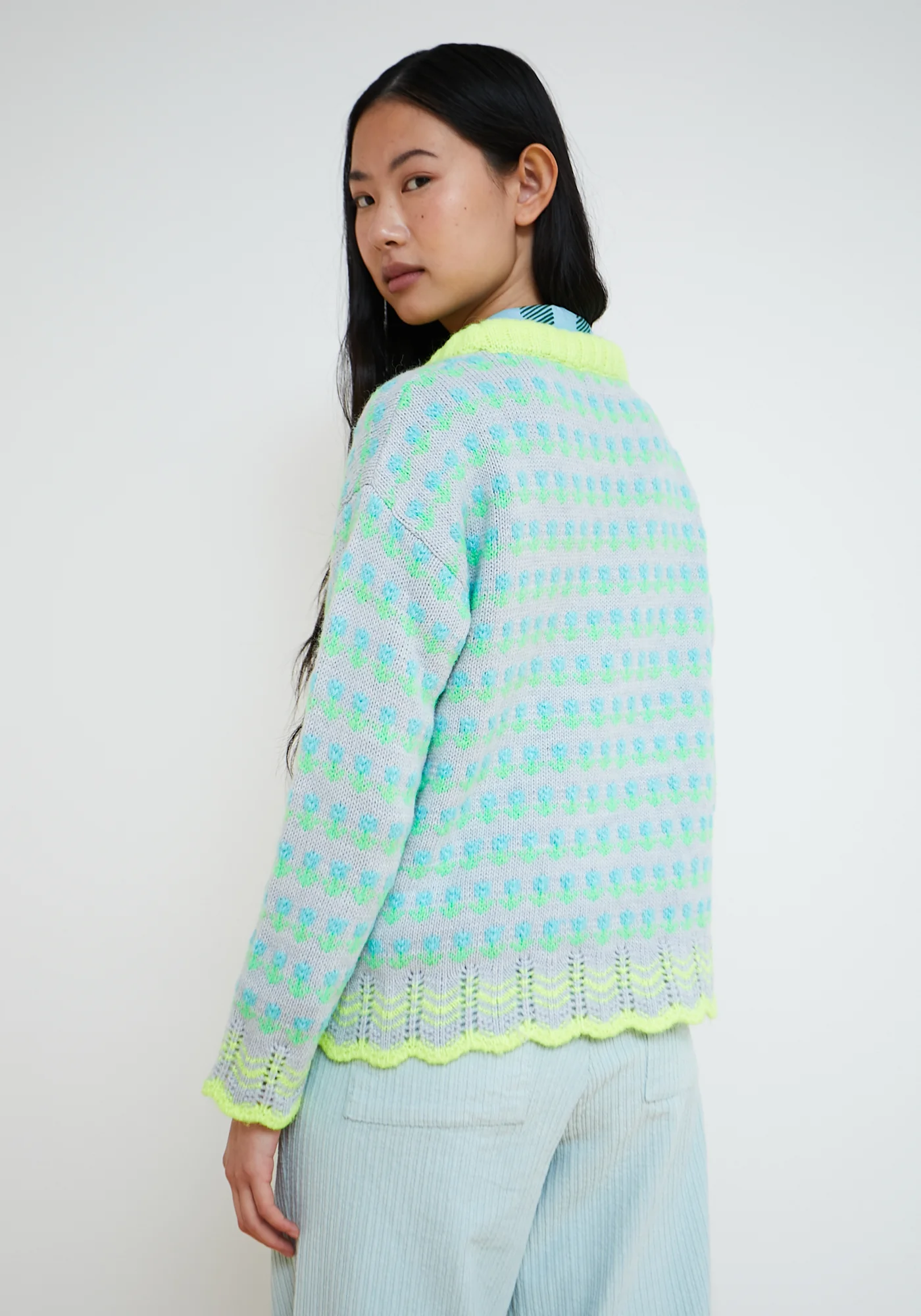 Prado Sweater Sky Blue - Image 3
