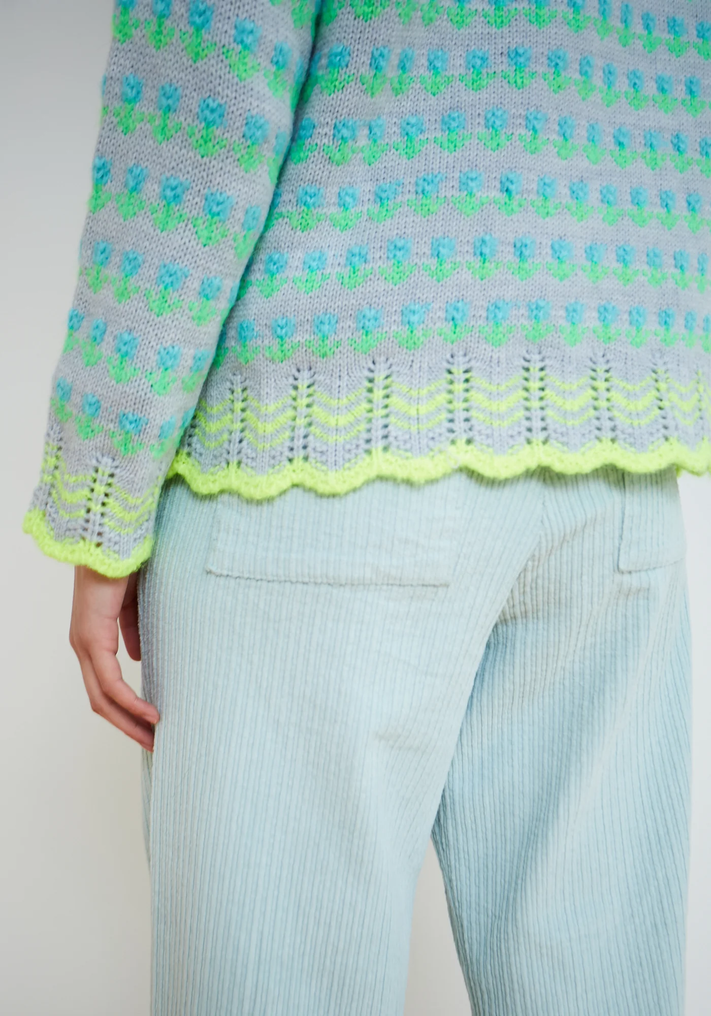 Prado Sweater Sky Blue - Image 4