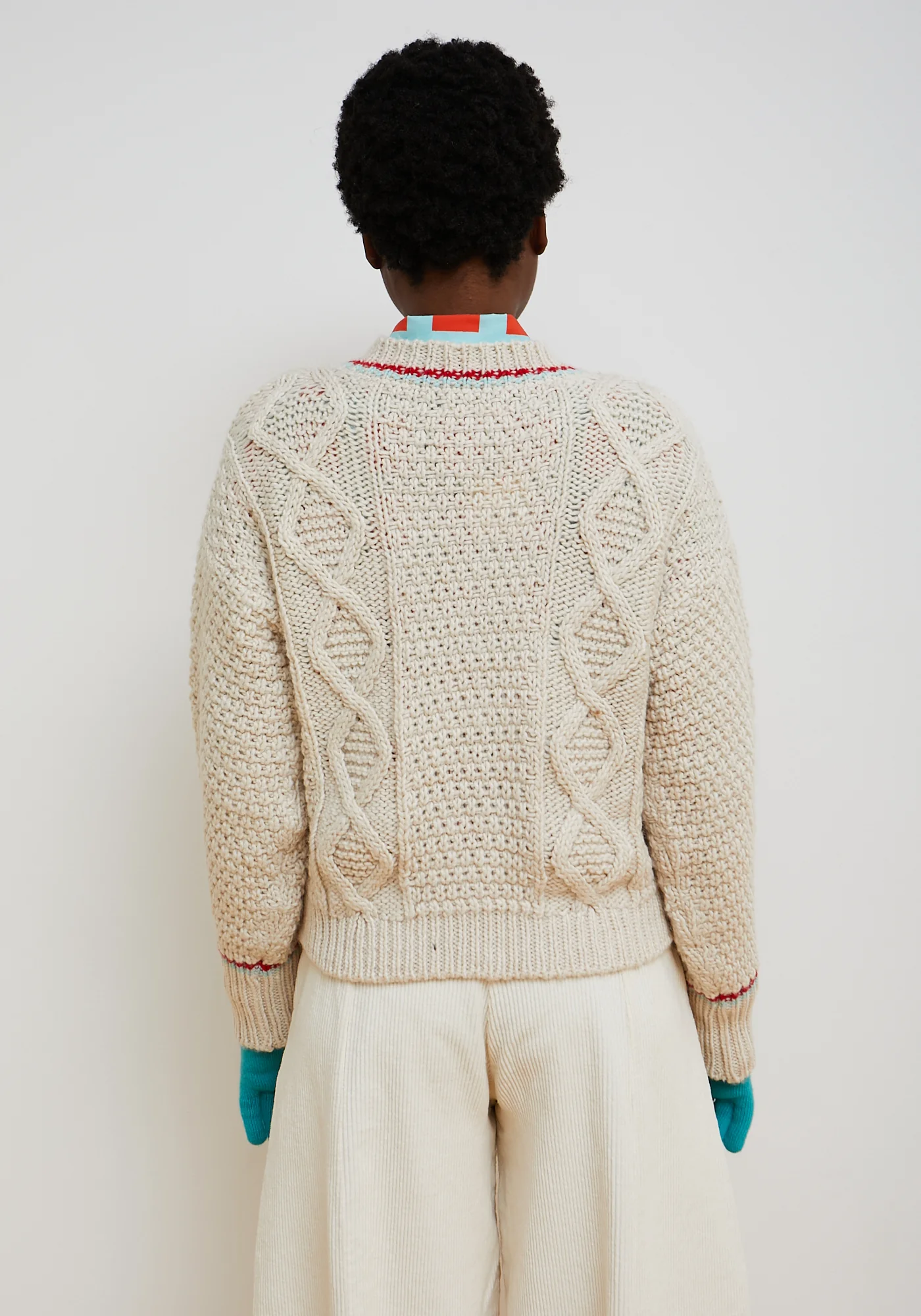 Meadow Cardigan Ecru - Image 3